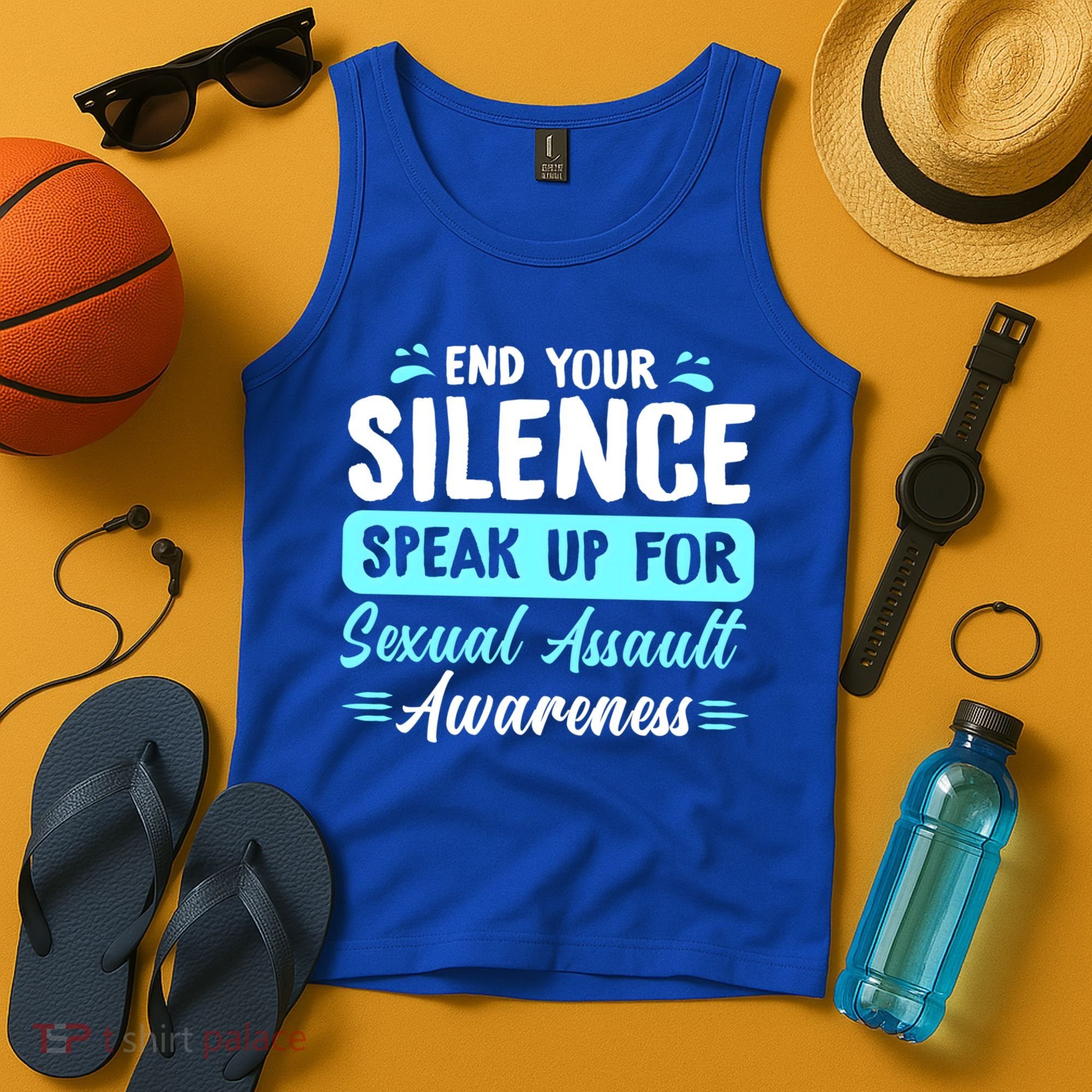 End Your Silence Speak Up For Sexual Assault Awareness Meaningful Gift Tank Top