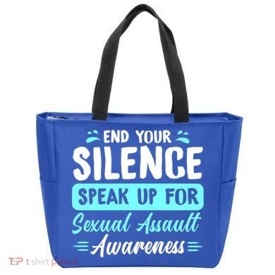 End Your Silence Speak Up For Sexual Assault Awareness Meaningful Gift Tote Bag