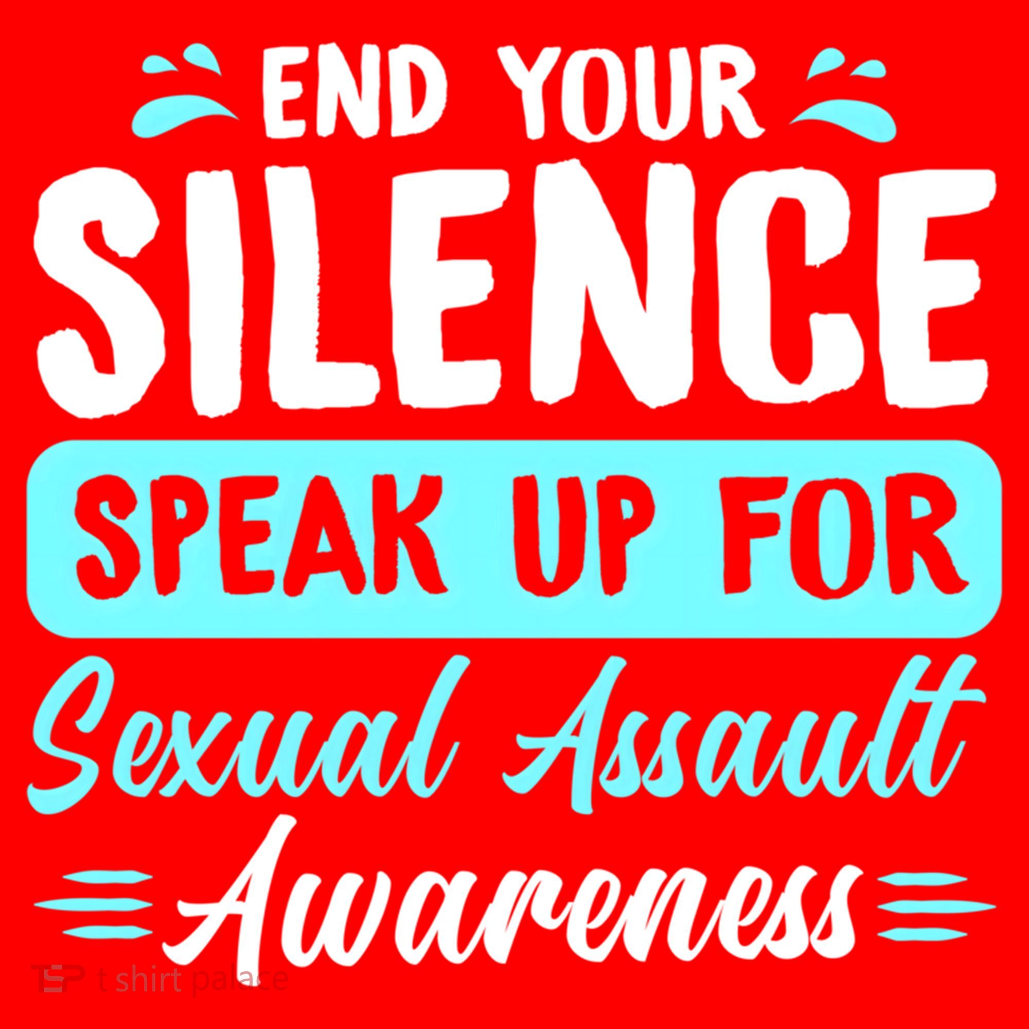 End Your Silence Speak Up For Sexual Assault Awareness Meaningful Gift Santa Hat