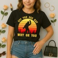 Eff You See Kay Why Oh You Bigfoot Sasquatch Funny Meme Comfort Colors Boxy T-Shirt thumb 2