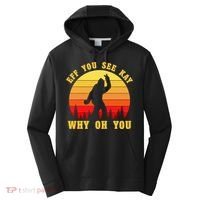 Eff You See Kay Why Oh You Bigfoot Sasquatch Funny Meme Performance Fleece Hoodie thumb 0