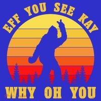 Eff You See Kay Why Oh You Bigfoot Sasquatch Funny Meme Women's Flannel Pajama Set thumb 2
