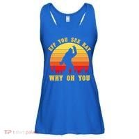 Eff You See Kay Why Oh You Bigfoot Sasquatch Funny Meme Ladies Essential Flowy Tank thumb 0