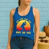 Eff You See Kay Why Oh You Bigfoot Sasquatch Funny Meme Women's Tank Top thumb 2