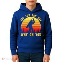 Eff You See Kay Why Oh You Bigfoot Sasquatch Funny Meme Kids Hoodie thumb 4