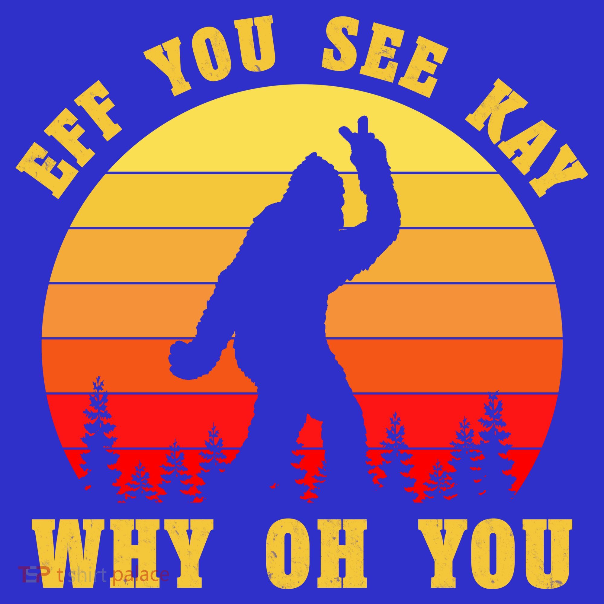 Eff You See Kay Why Oh You Bigfoot Sasquatch Funny Meme Kids Long Sleeve Plaid Pajama Set