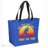 Eff You See Kay Why Oh You Bigfoot Sasquatch Funny Meme Tote Bag thumb 2