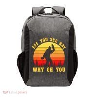 Eff You See Kay Why Oh You Bigfoot Sasquatch Funny Meme Vector Backpack thumb 0