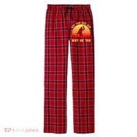 Eff You See Kay Why Oh You Bigfoot Sasquatch Funny Meme Men's Flannel Plaid Pajama Pants thumb 0
