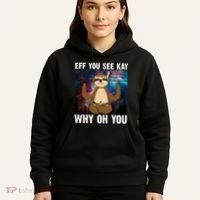 Eff You See Kay Why Oh You Yoga Sloth Space Galaxy Hoodie thumb 5