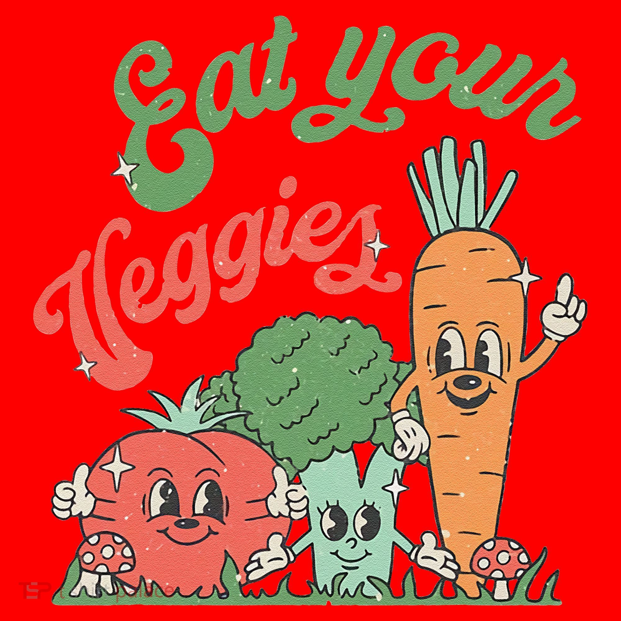 Eat Your Veggies Retro Vegan Farmer Market Vegetable Santa Hat
