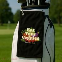 Eat Your Veggies DonT Elect Them Golf Towel thumb 2
