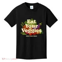 Eat Your Veggies DonT Elect Them Kids T-Shirt thumb 0