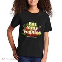 Eat Your Veggies DonT Elect Them Kids T-Shirt thumb 2