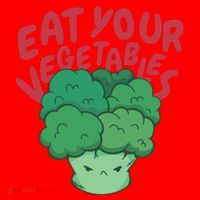 Eat Your Vegetables Santa Hat thumb 1