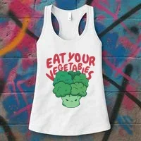 Eat Your Vegetables Women's Tank Top thumb 3