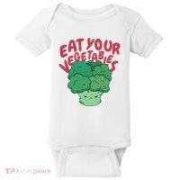 Eat Your Vegetables Baby Bodysuit thumb 0