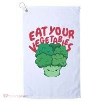 Eat Your Vegetables Golf Towel thumb 0