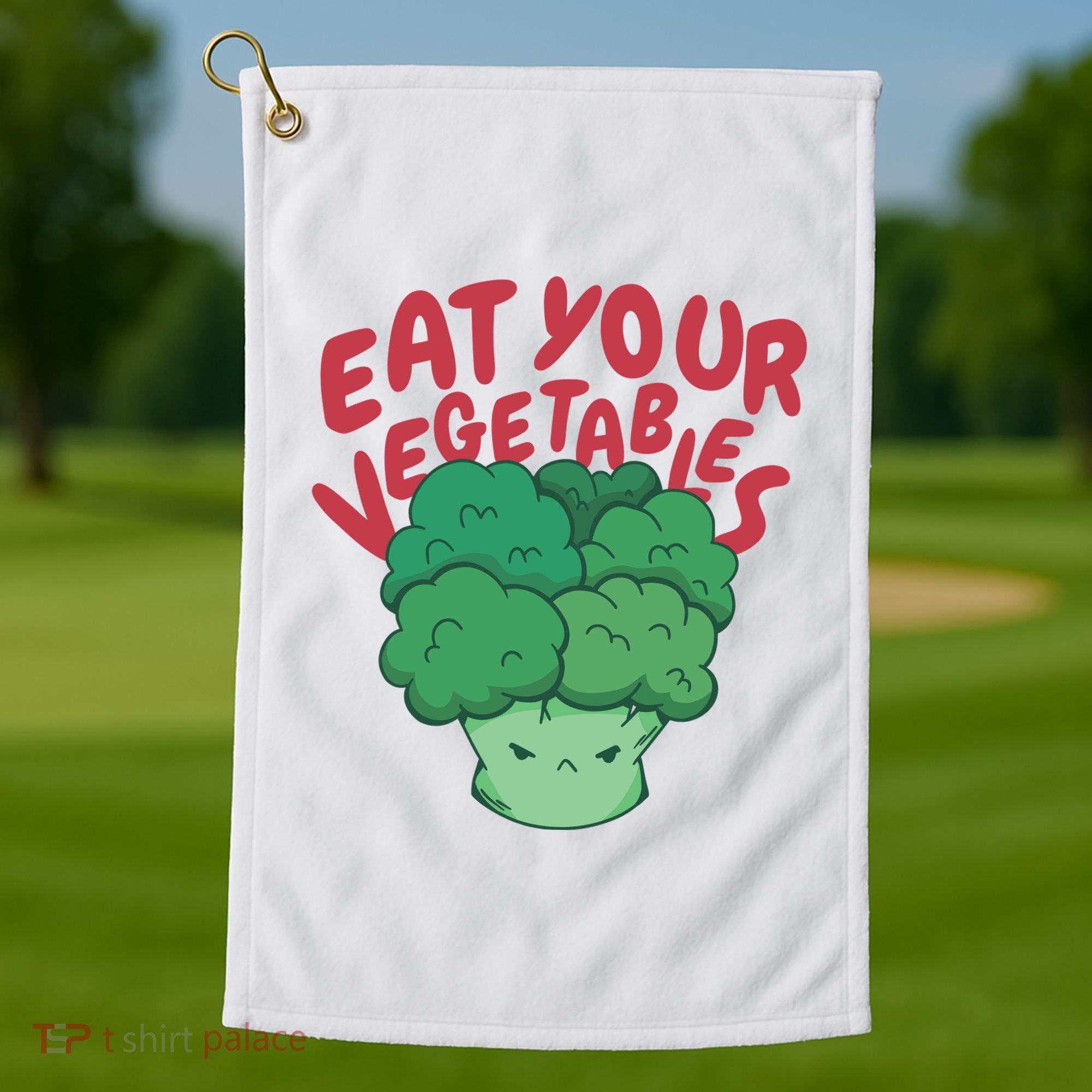 Eat Your Vegetables Golf Towel