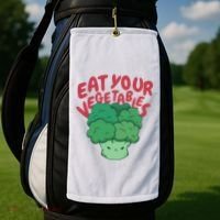 Eat Your Vegetables Golf Towel thumb 2