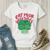 Eat Your Vegetables Women's T-Shirt thumb 3