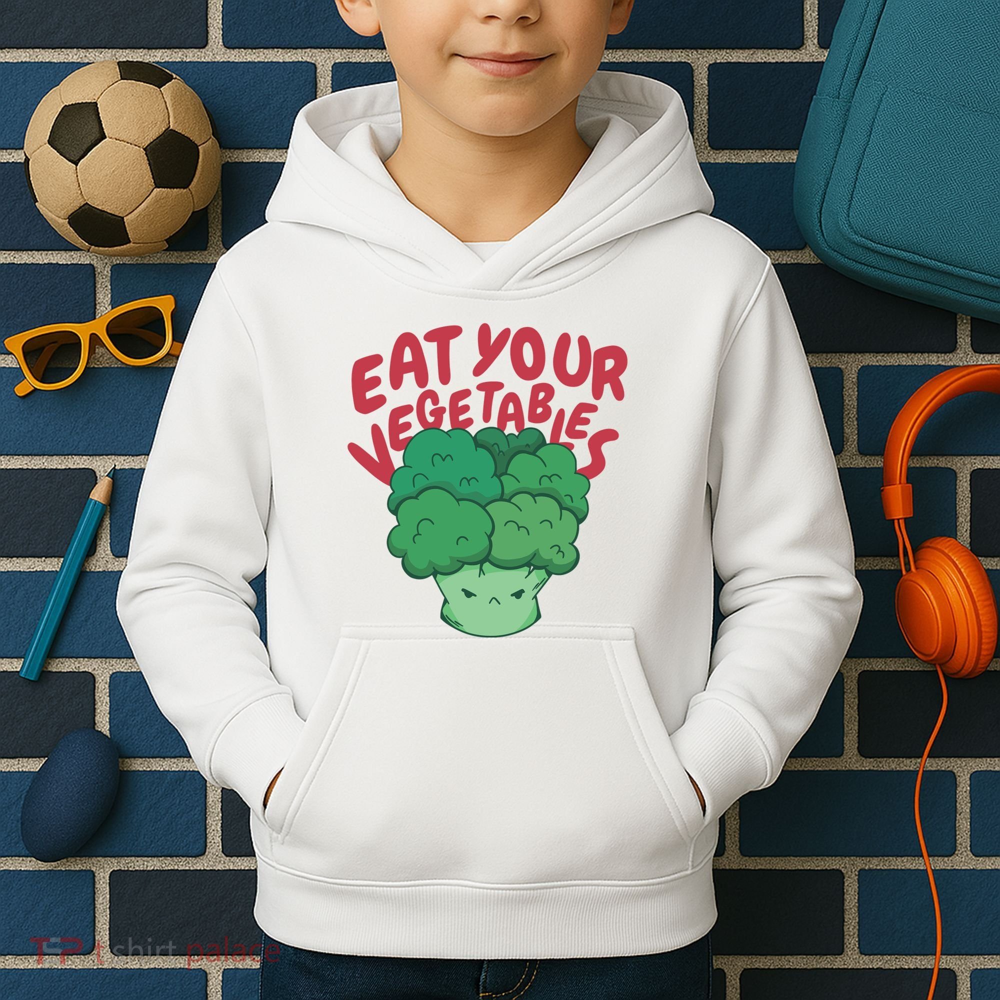 Eat Your Vegetables Kids Hoodie