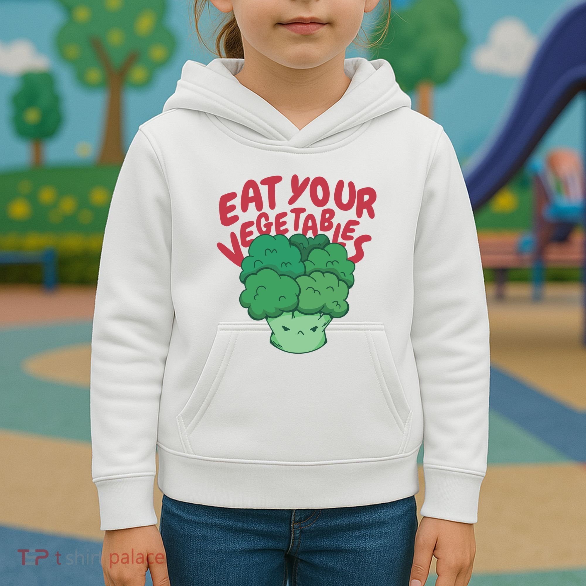 Eat Your Vegetables Kids Hoodie