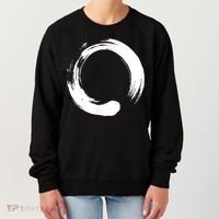 Enso Zen Circle Symbol Buddhism Buddha Meditation Yoga Women's Sweatshirt thumb 0