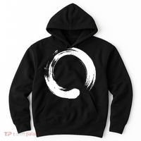Enso Zen Circle Symbol Buddhism Buddha Meditation Yoga Hoodie thumb 0