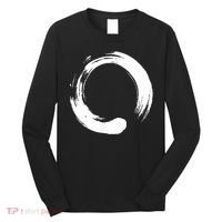 Enso Zen Circle Symbol Buddhism Buddha Meditation Yoga Long Sleeve Shirt thumb 0