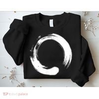Enso Zen Circle Symbol Buddhism Buddha Meditation Yoga Sweatshirt thumb 2