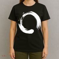Enso Zen Circle Symbol Buddhism Buddha Meditation Yoga T-Shirt thumb 4