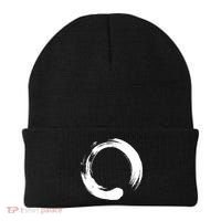 Enso Zen Circle Symbol Buddhism Buddha Meditation Yoga Beanie thumb 0
