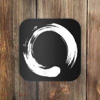 Enso Zen Circle Symbol Buddhism Buddha Meditation Yoga Coaster thumb 0