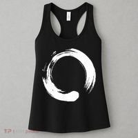 Enso Zen Circle Symbol Buddhism Buddha Meditation Yoga Women's Tank Top thumb 3