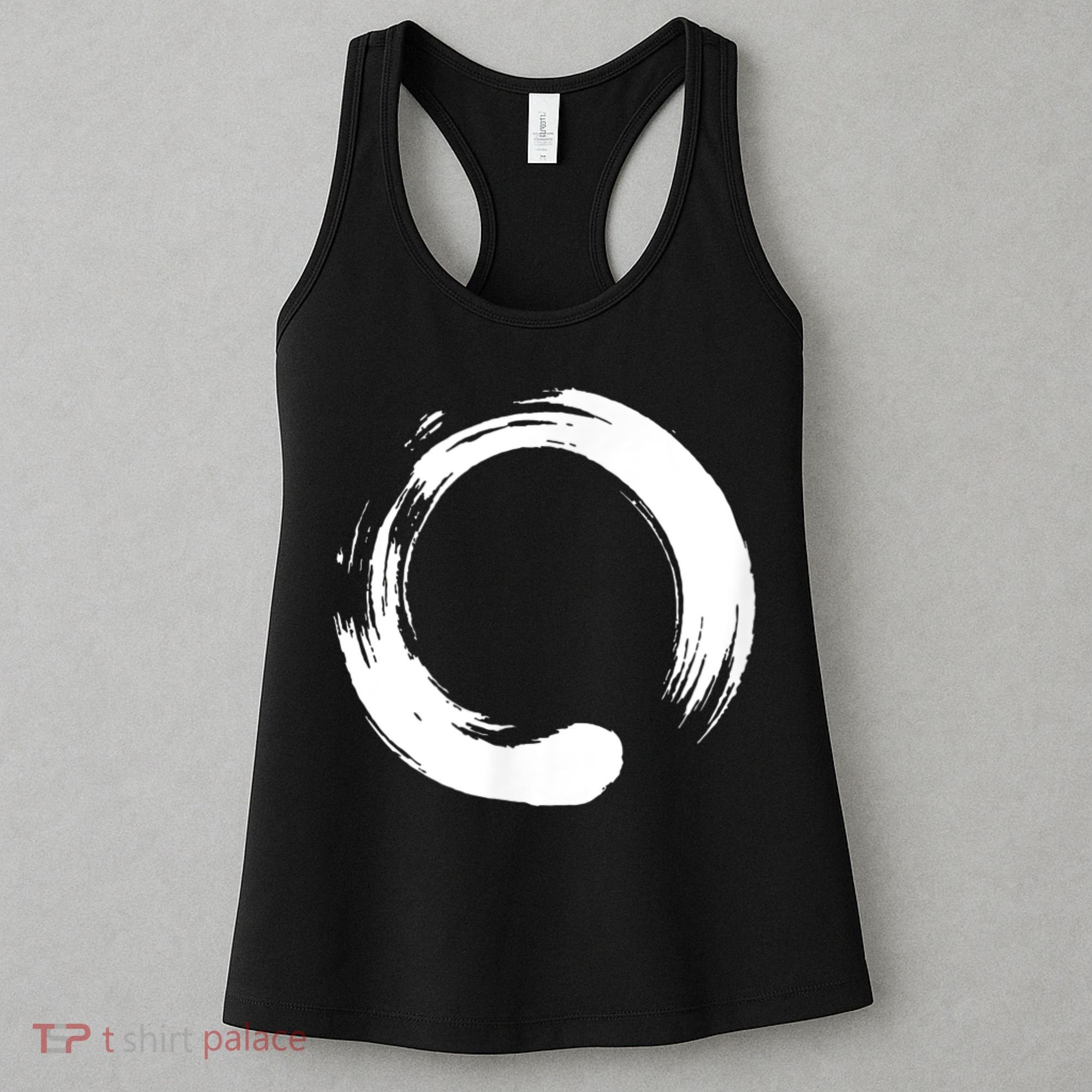 Enso Zen Circle Symbol Buddhism Buddha Meditation Yoga Women's Tank Top