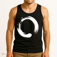 Enso Zen Circle Symbol Buddhism Buddha Meditation Yoga Tank Top thumb 3