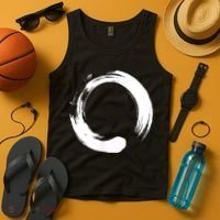 Enso Zen Circle Symbol Buddhism Buddha Meditation Yoga Tank Top thumb 4