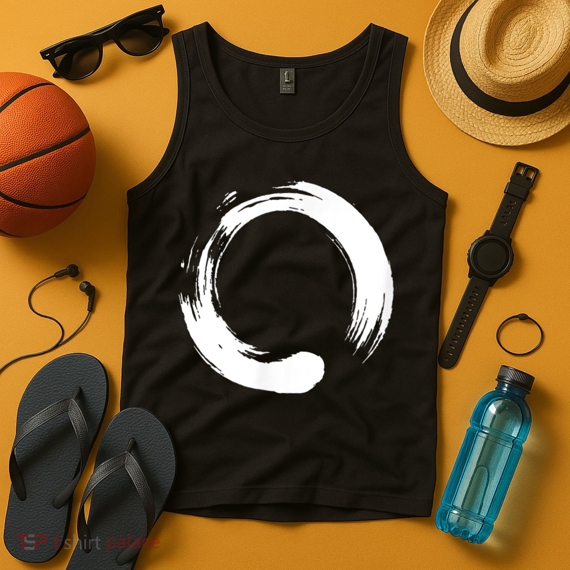 Enso Zen Circle Symbol Buddhism Buddha Meditation Yoga Tank Top