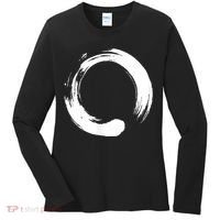 Enso Zen Circle Symbol Buddhism Buddha Meditation Yoga Women's Long Sleeve Shirt thumb 0