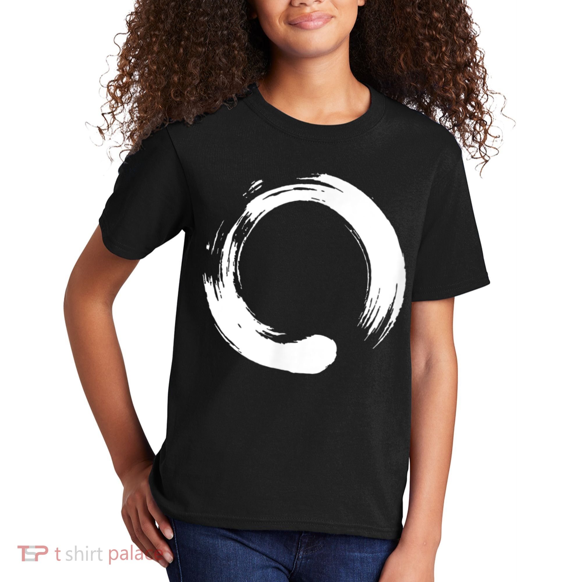 Enso Zen Circle Symbol Buddhism Buddha Meditation Yoga Kids T-Shirt