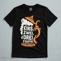 Eins Zwei Drei Gsuffa Bottoms Up Oktoberfest Prost Funny Beer T-Shirt thumb 5