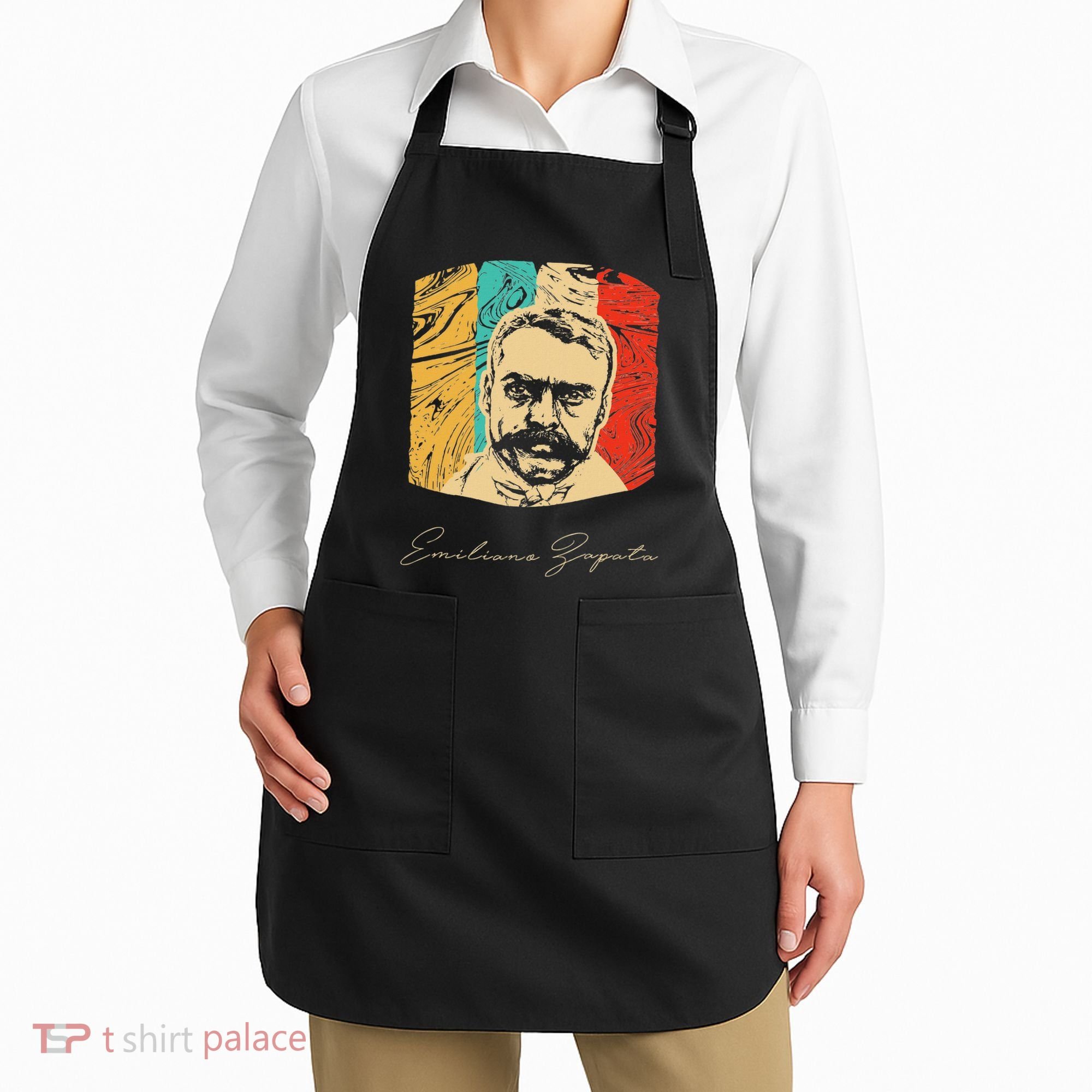Emiliano Zapata Mexican Revolution Historical Apron