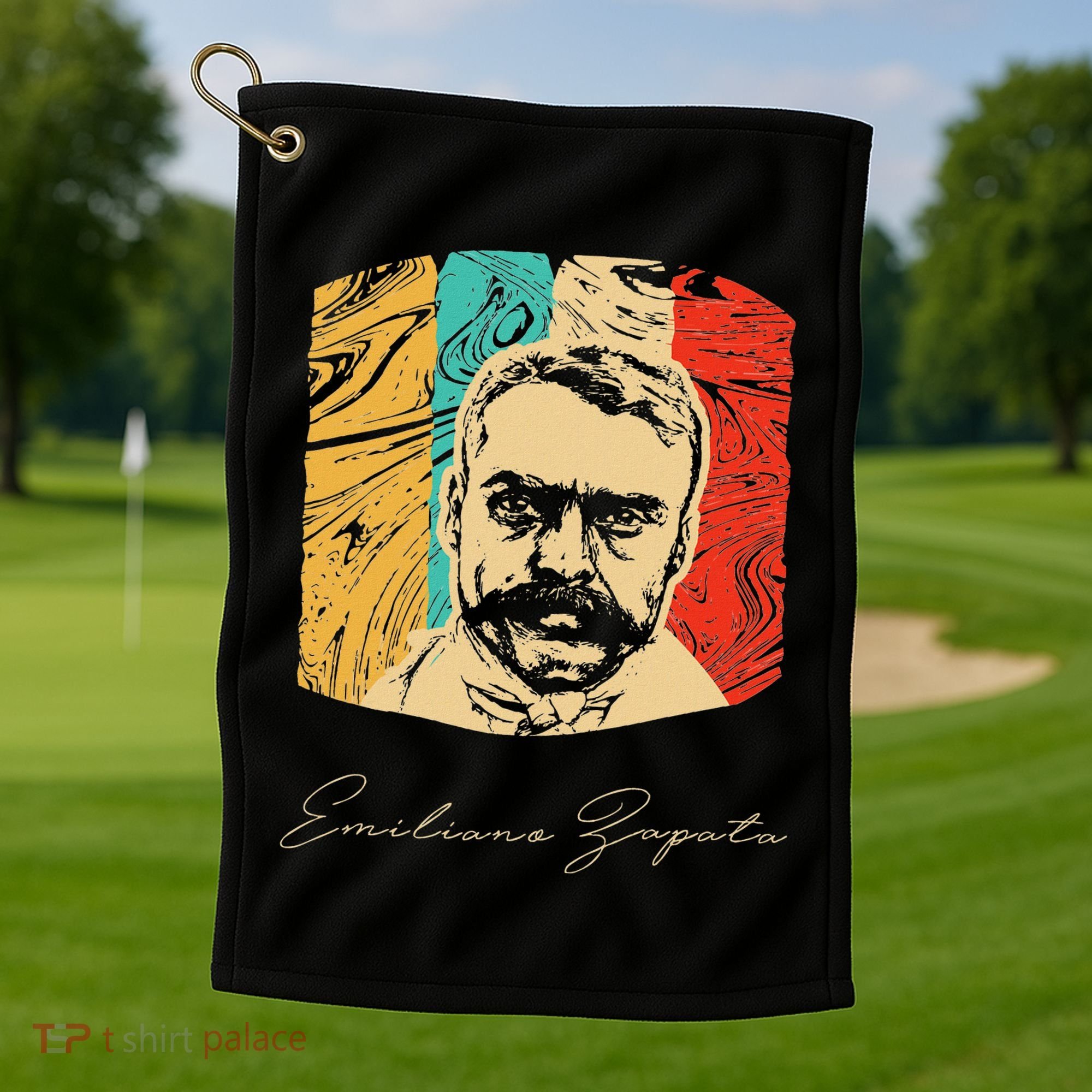 Emiliano Zapata Mexican Revolution Historical Golf Towel
