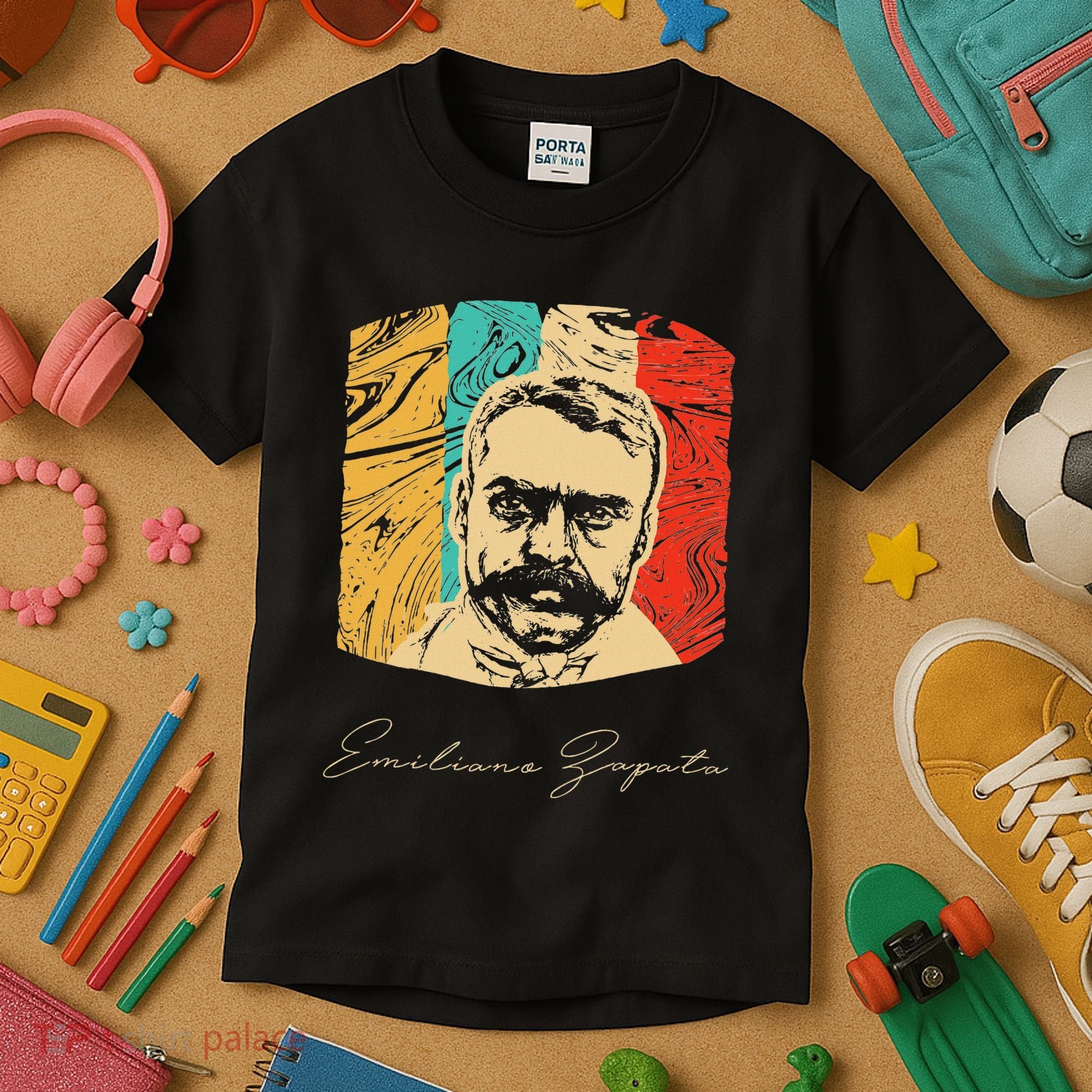 Emiliano Zapata Mexican Revolution Historical Kids T-Shirt