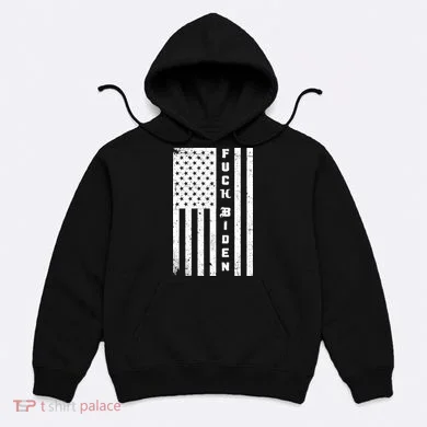 F--ck Biden American Flag Hoodie