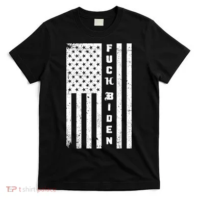 F--ck Biden American Flag T-Shirt