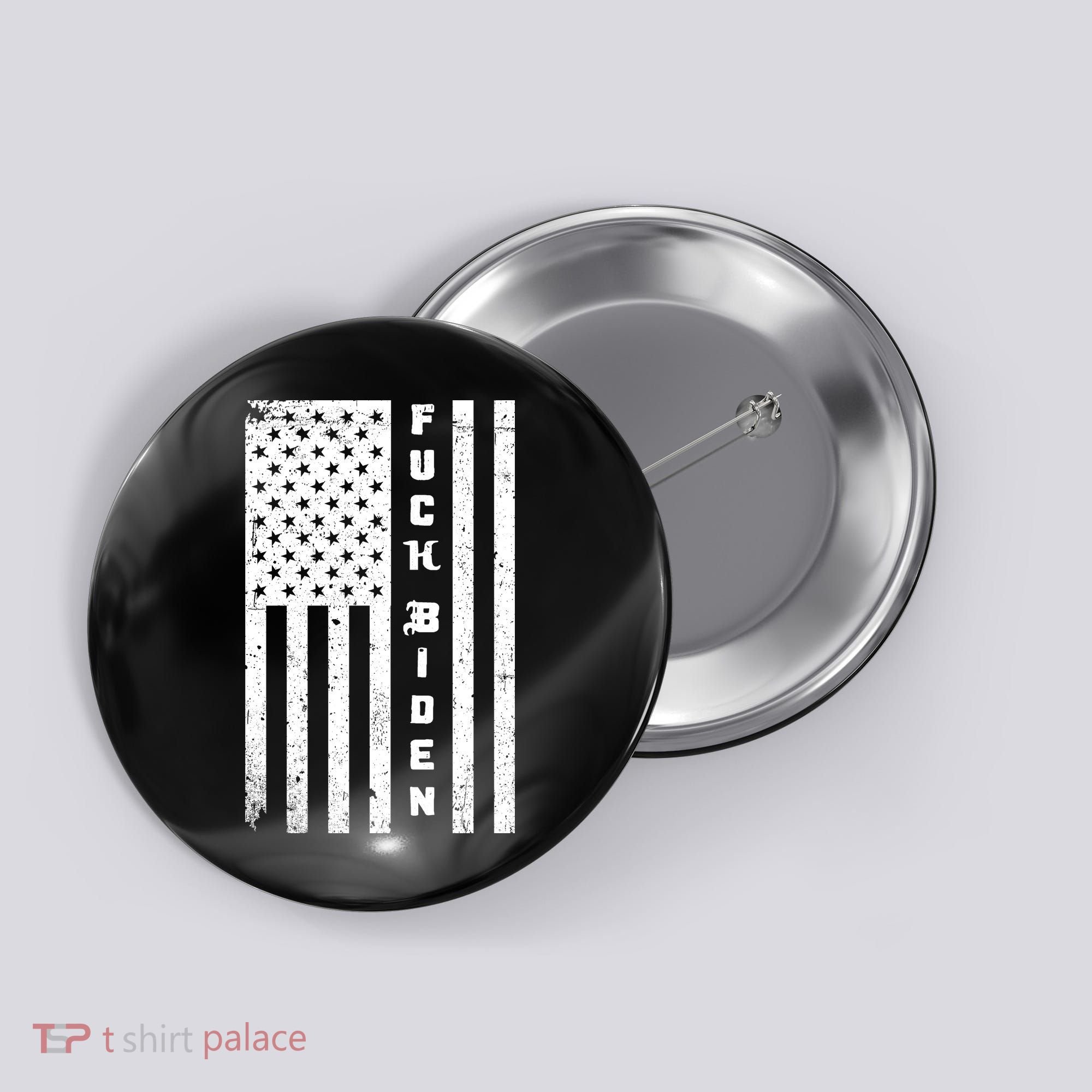 F--ck Biden American Flag Button