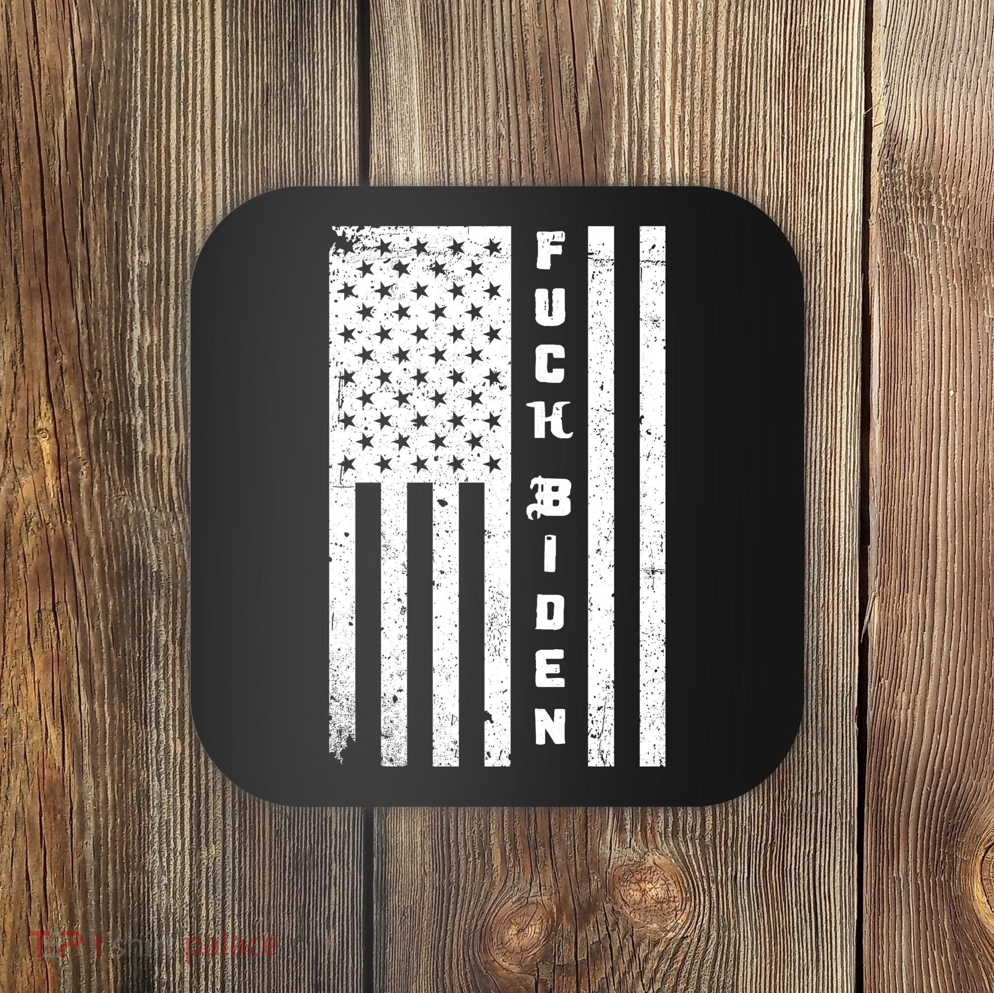 F--ck Biden American Flag Coaster