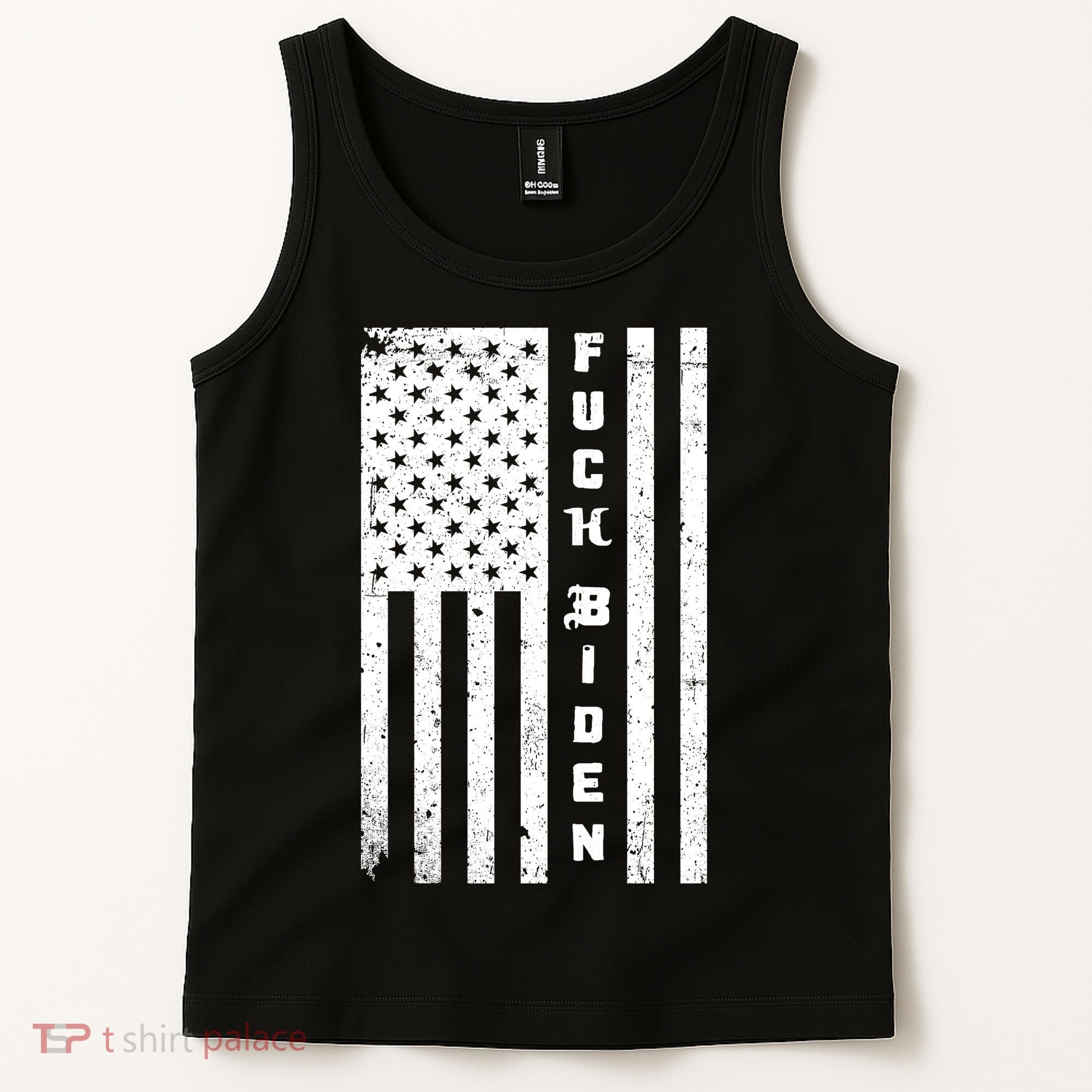 F--ck Biden American Flag Tank Top